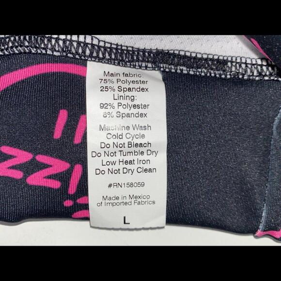 Sun Lovin Roots Long N Lean Riley Bra Fizzy Size Large - Picture 6 of 6